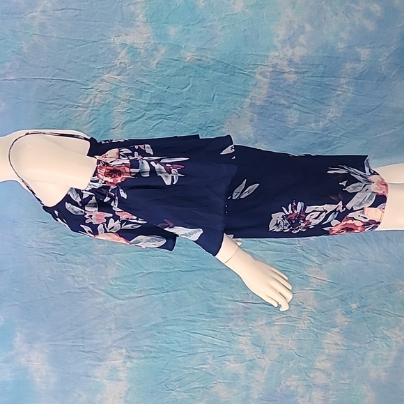 New Yumi Kim Celine Dress In Luxembourg Navy Size  XS - Picture 4 of 16